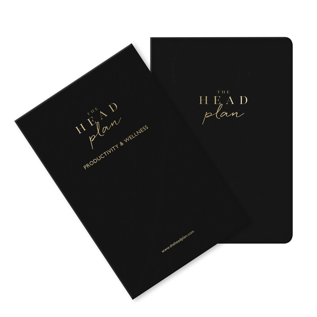 The Head Plan Productivity And Wellness Journal Black Gift Box