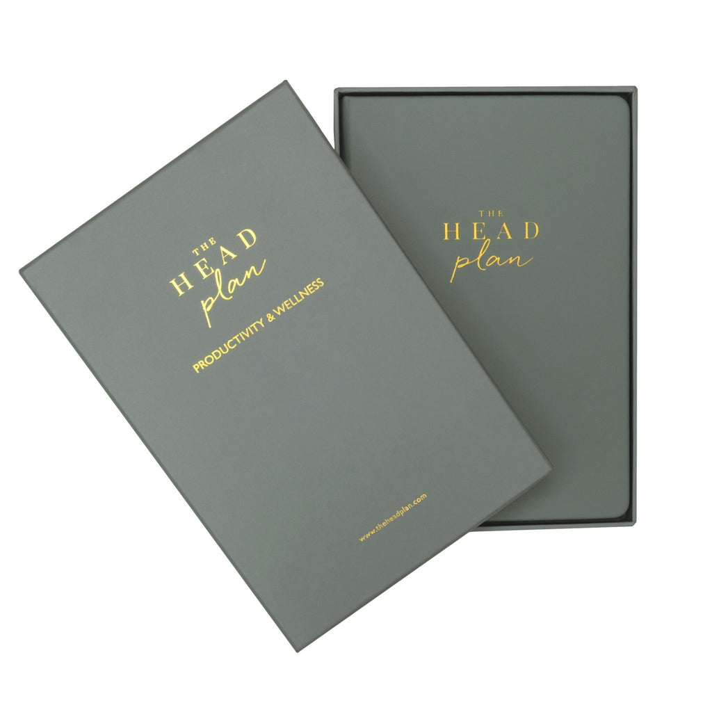 The Head Plan Productivity And Wellness Journal Sage Green Colour