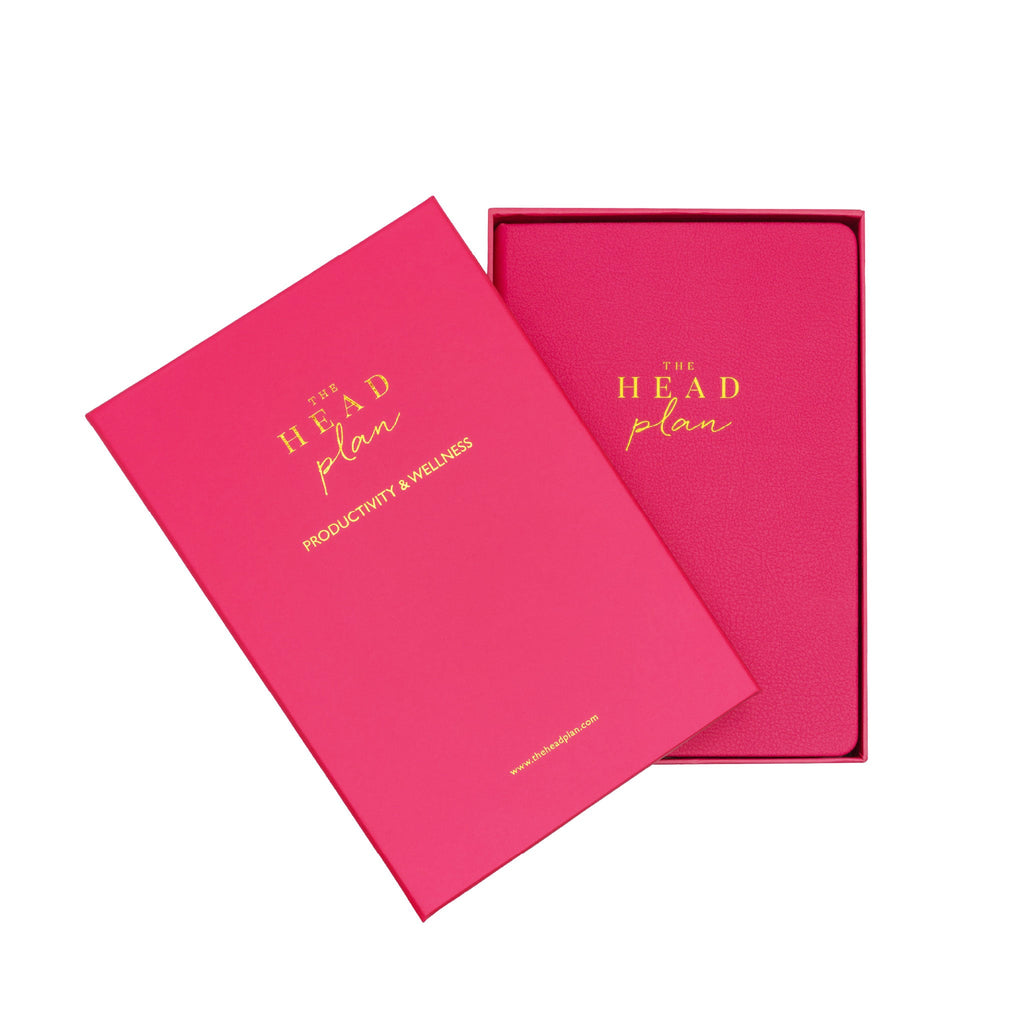 The Head Plan Productivity And Wellness Journal Magenta Gift Box