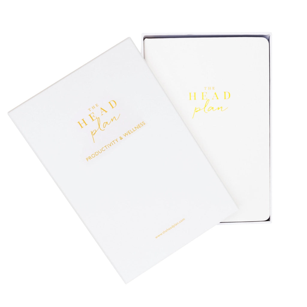 The Head Plan Productivity And Wellness Journal White Colour