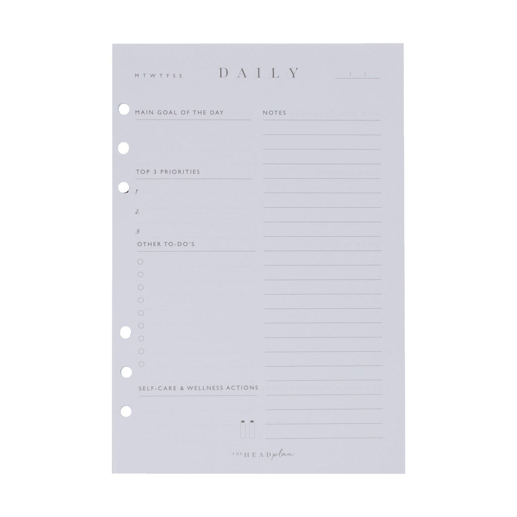 Daily Planner Page | Task List | To-Do's | Goals